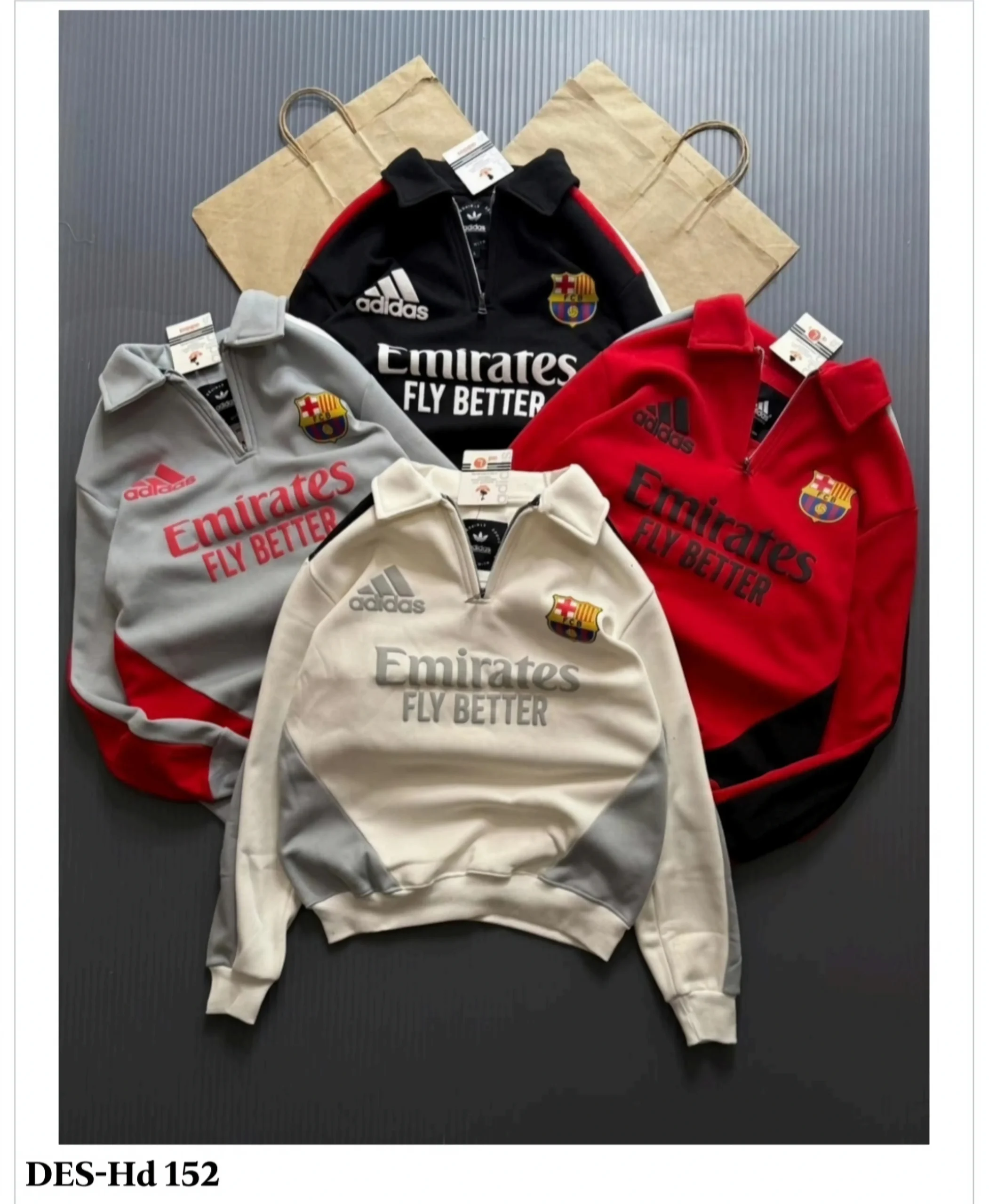 Men's Emirates Fly Better Sweatshirt DES-Hd 152 (16 Pcs Set)