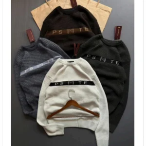 Men’s Minimal Band Crew Sweatshirt DES-Hd 170 (12 Pcs Set)