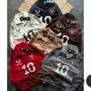 Men’s Messi 10 Collared Polo Sweatshirt DES-Hd 182 (24 Pcs Set)