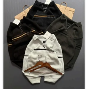 Men’s Minimal Horizontal Stripe Knitwear DES-Hd 192 (12 Pcs Set)