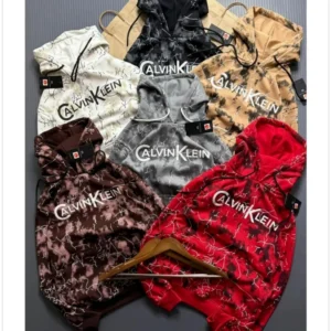 Men’s Marble Dye Calvin Klein Hoodie DES-Hd 196 (12 Pcs Set)