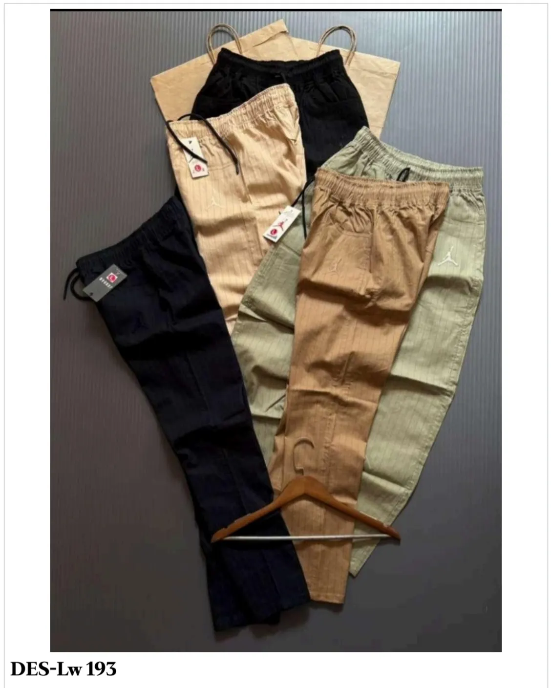 Men's Pure Cotton Linen Lower DES-Lw 193 (15 Pcs Set)