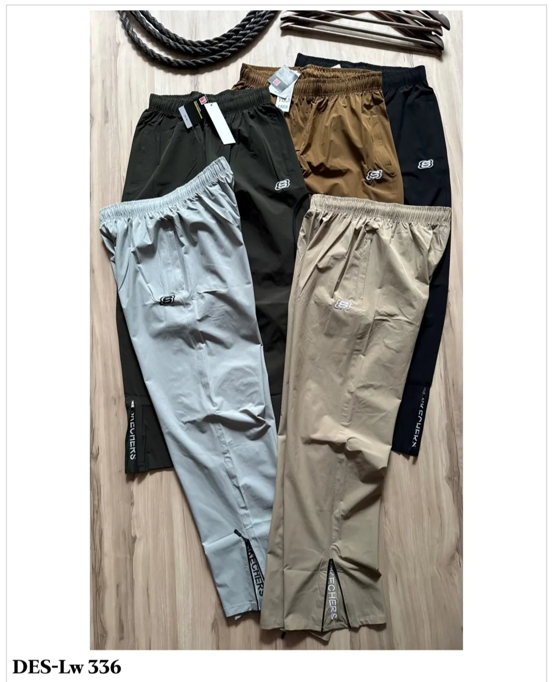 Men's Ankle Zip Track Pant DES-Lw 336 (15 Pcs Set)