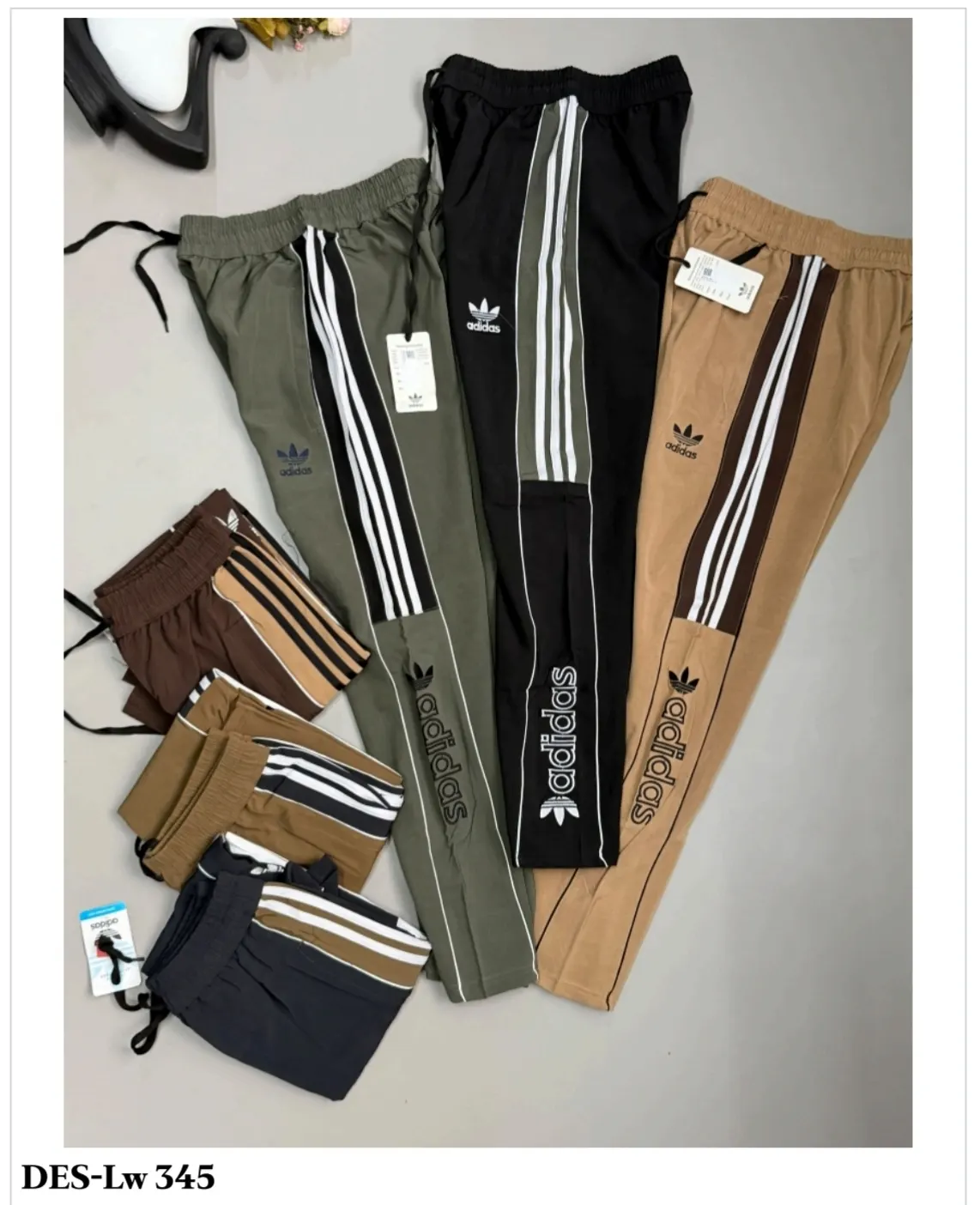 Men's Side Panel Track Pant DES-Lw 345 (18 Pcs Set)