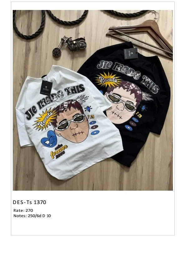 Men's He Made This Pop Art T-Shirt DES-TS-1370 (6 Pcs Set)