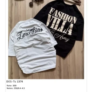 Men’s Fashion Villa Army Oversized T-Shirt DES-TS-1374 (6 Pcs Set)