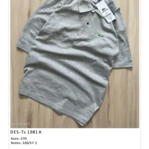 Men’s Lacoste Jacquard Polo Shirt DES-TS-1381A (3 Pcs Set)