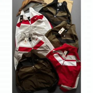 Men’s Nike Style Chevron Colorblock Windcheater Jacket – DES-WC 179 (MOQ: 18 Pcs Set)