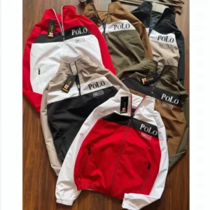 Men Polo Style Windcheater Jacket DES-WC 205 MOQ 18 Pcs Set